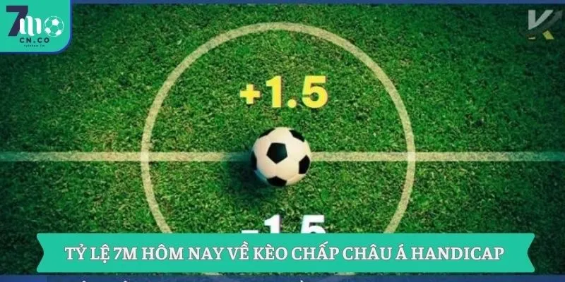 Tỷ lệ 7m hôm nay về kèo chấp Châu Á Handicap